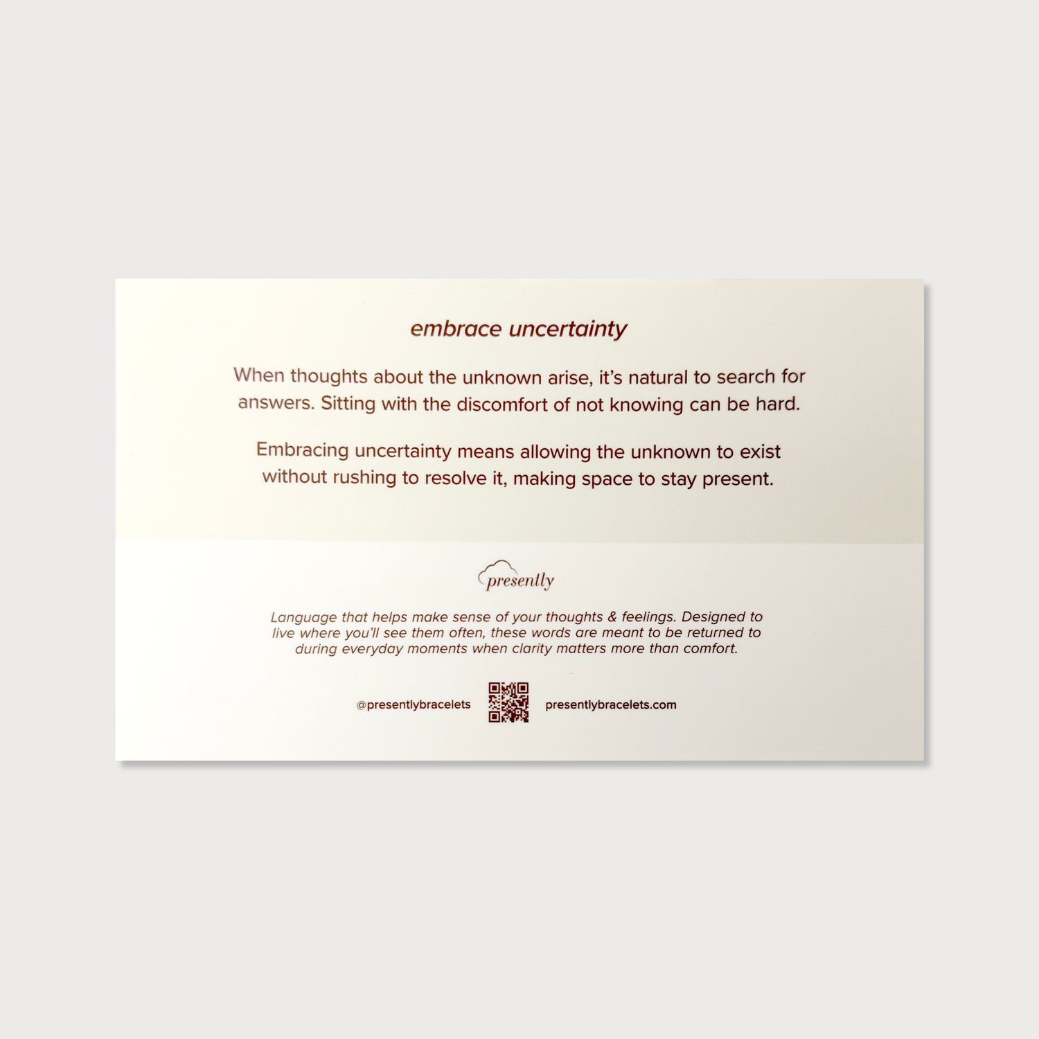 Presently Mirror Decal