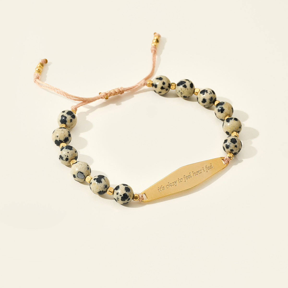 Dalmatian Gemstone Bracelet