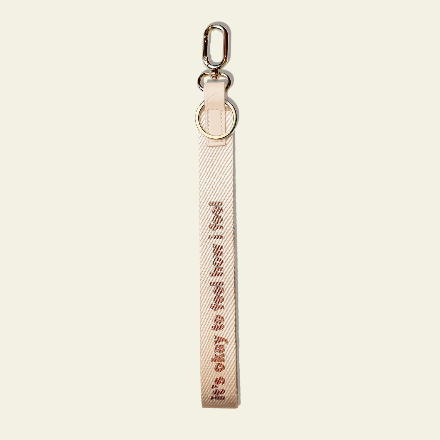 Words to Carry Keychain Wristlet
