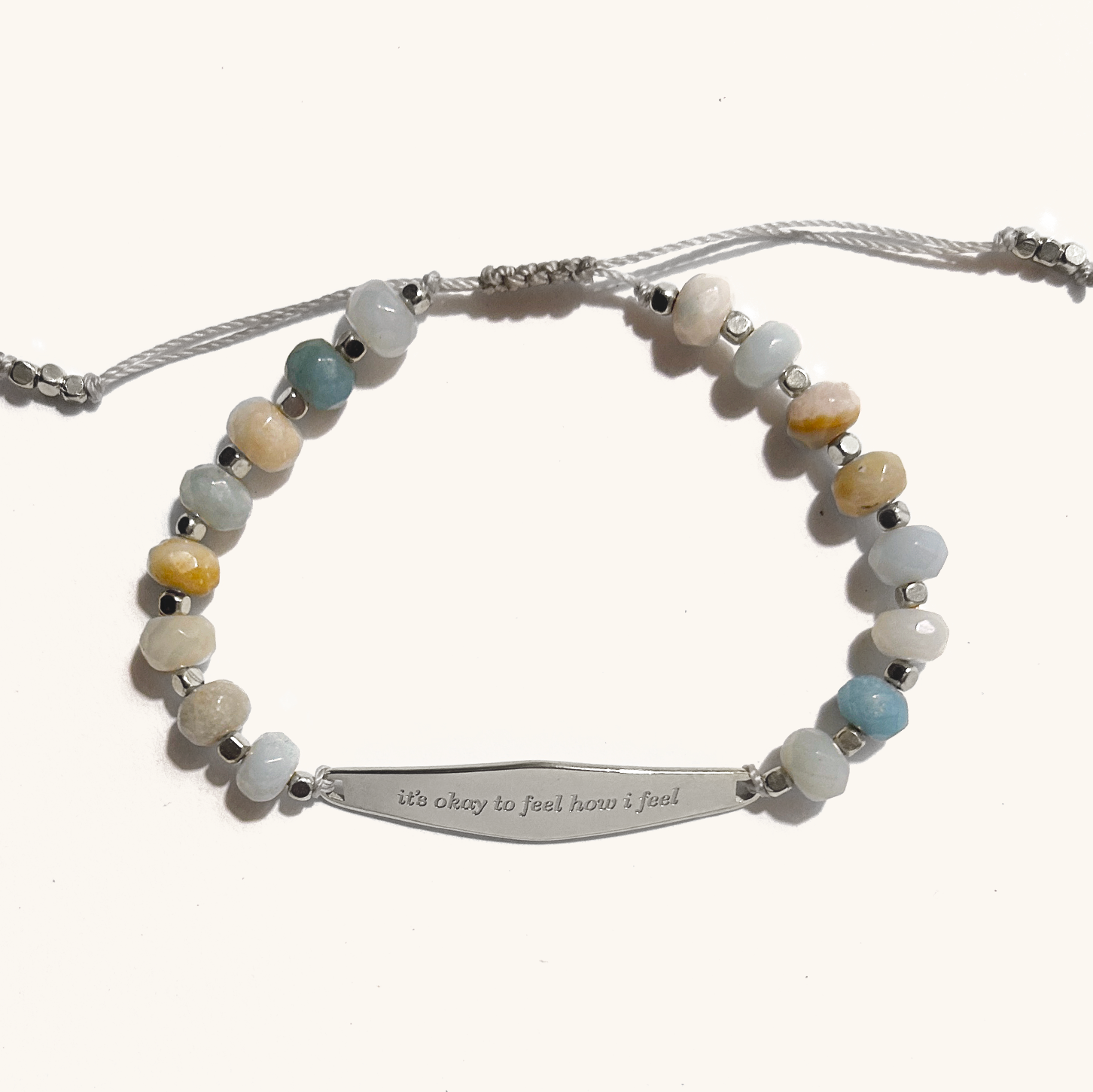 Amazonite Gemstone Statement Bracelet