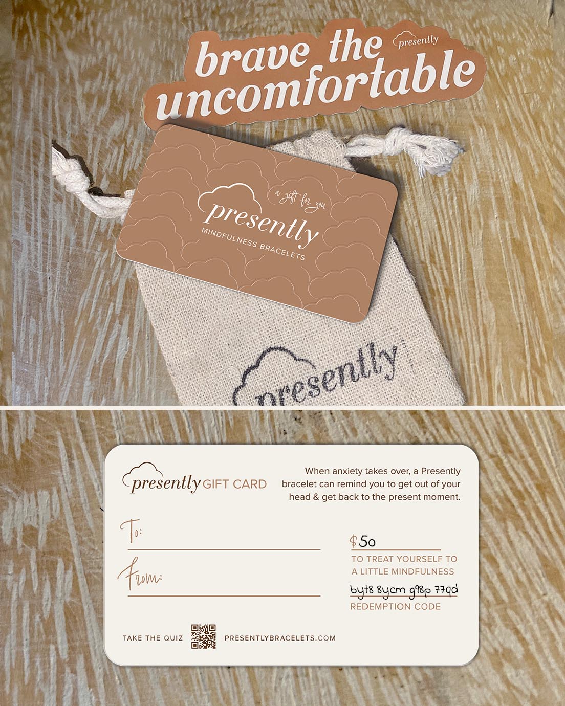 Gift Card + Mirror Cling Bundle