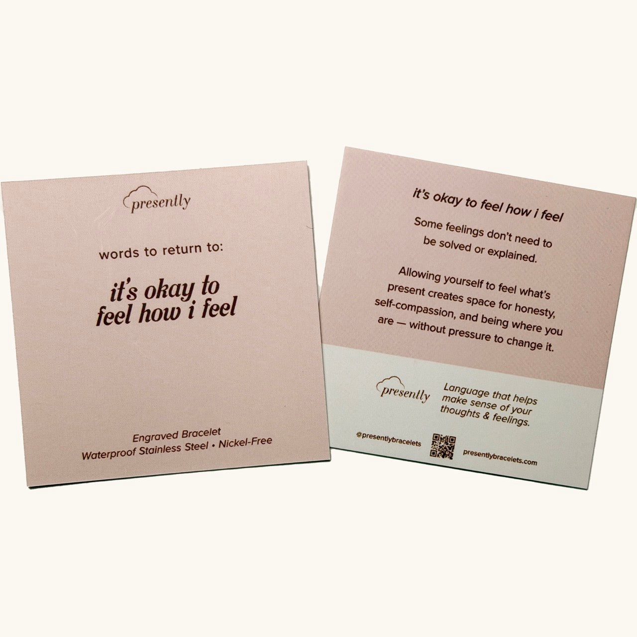 Black Nylon String Bracelet in Matte Silver