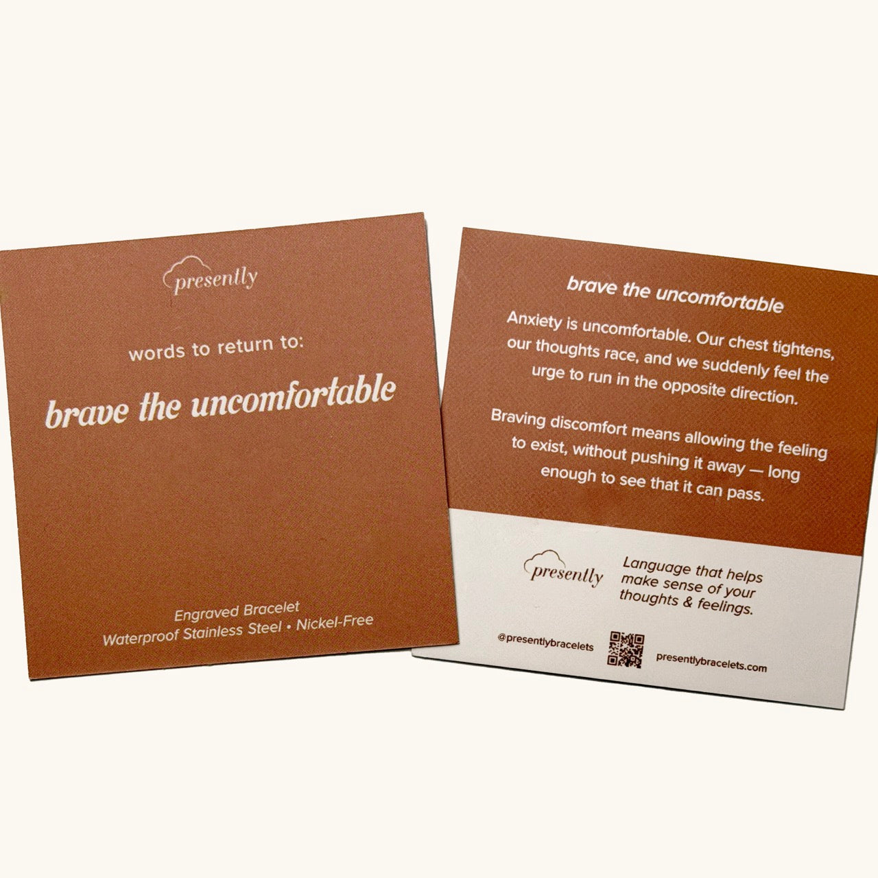 Black Nylon String Bracelet in Matte Silver