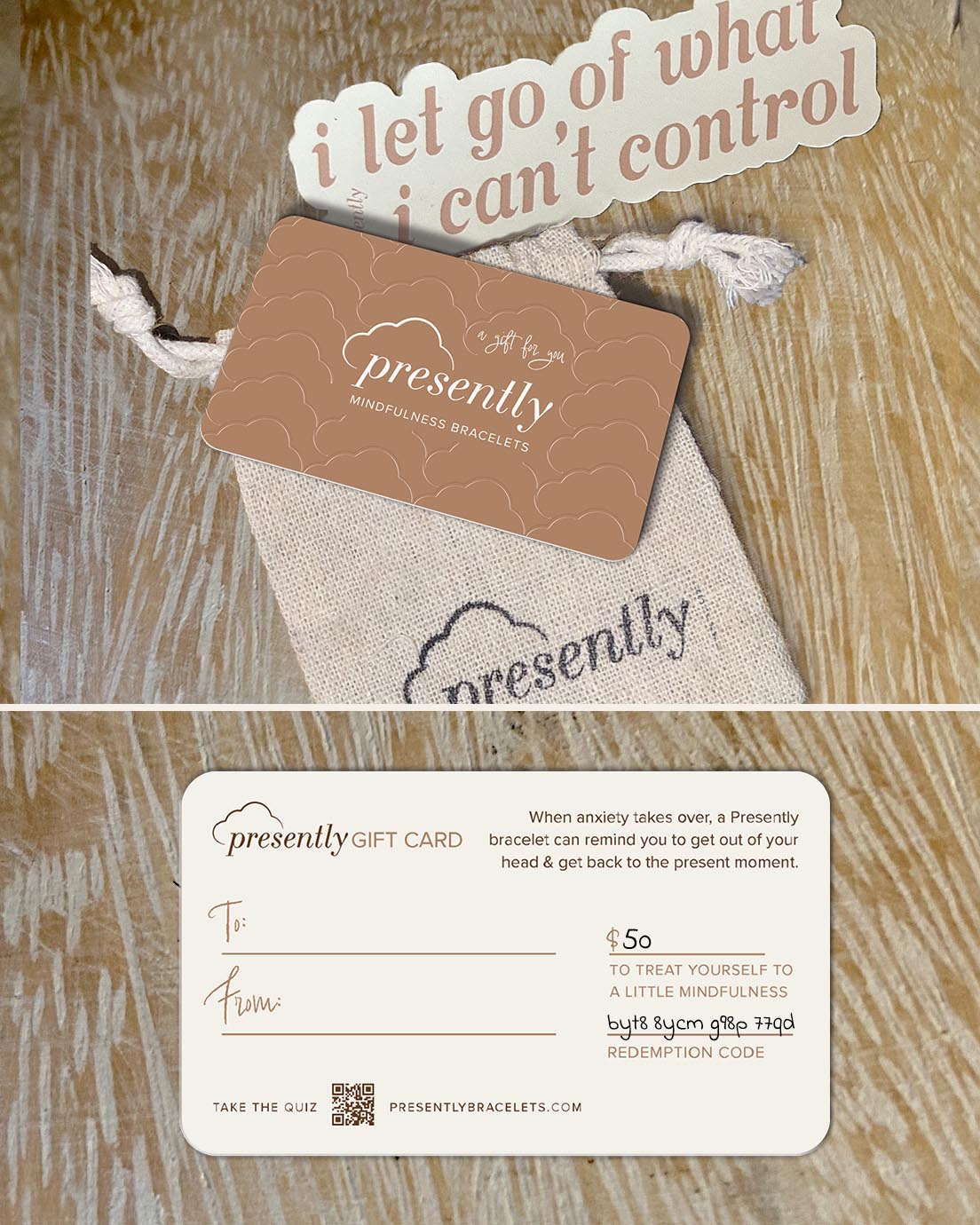 Gift Card + Mirror Cling Bundle