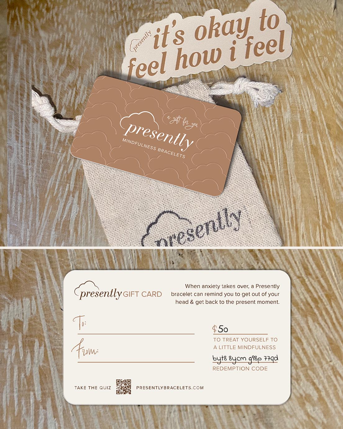 Gift Card + Mirror Cling Bundle