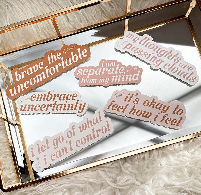 The Mindfulness Mirror Cling