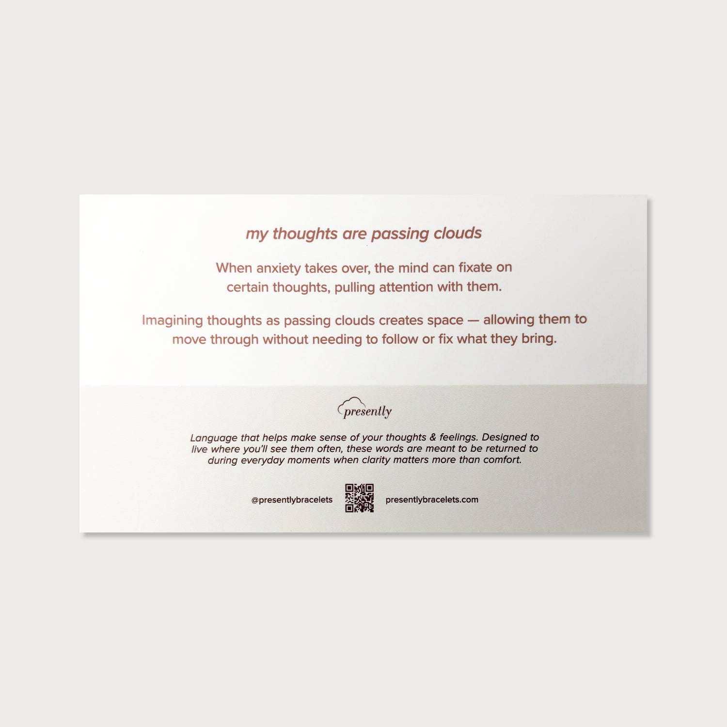 Presently Mirror Decal