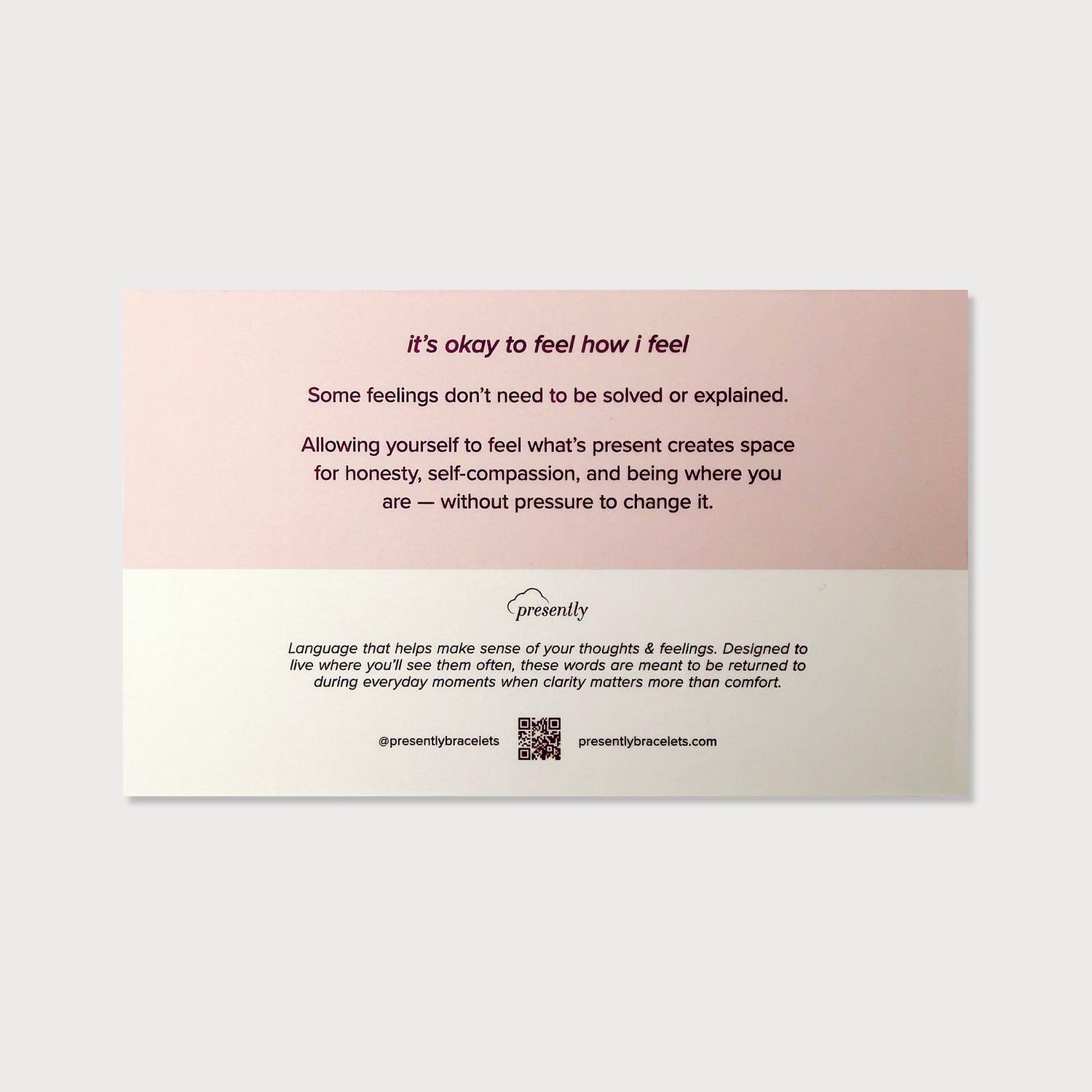 Presently Mirror Decal