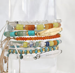 Presently Mindfulness Beaded Bracelet Summer Collection