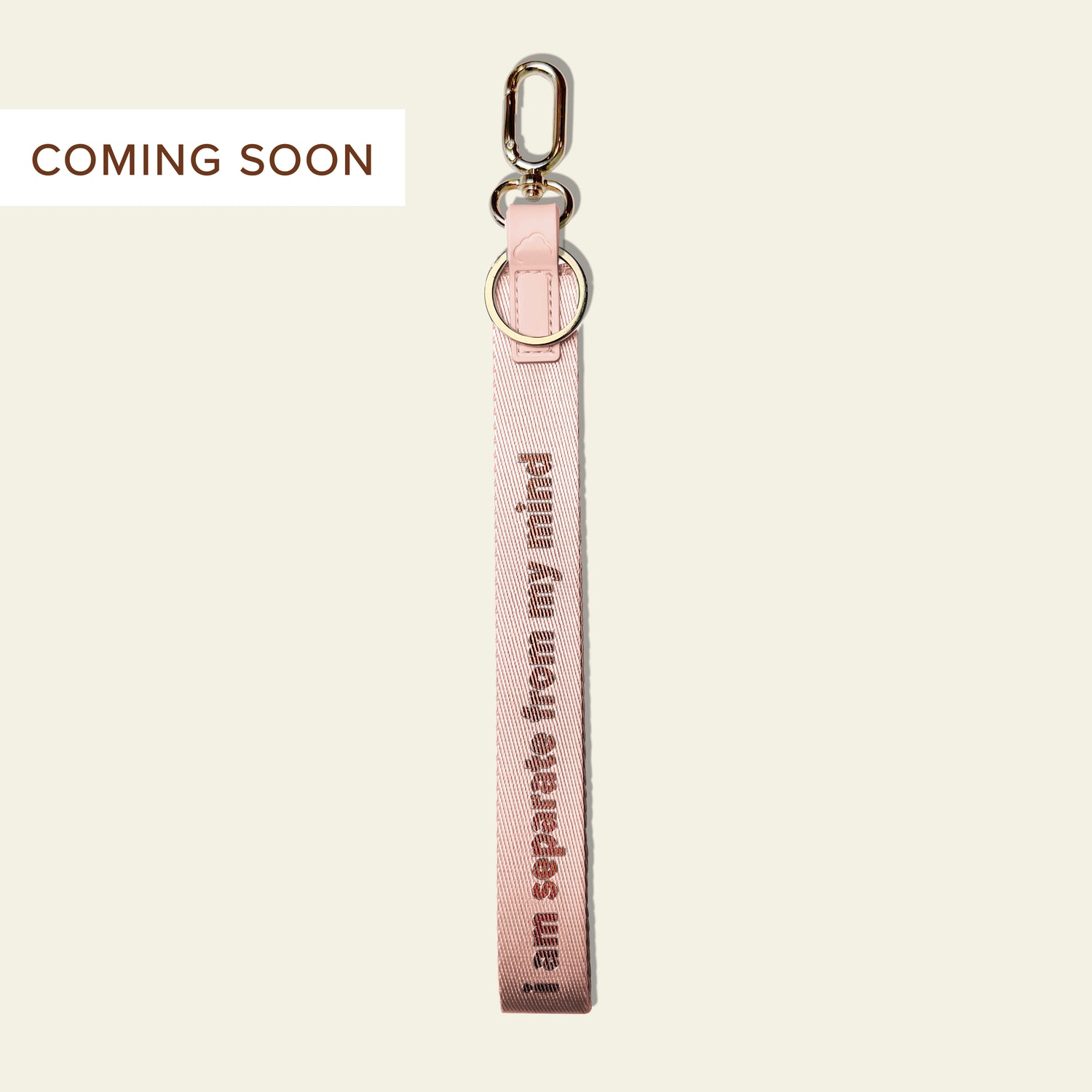 Words to Carry Keychain Wristlet