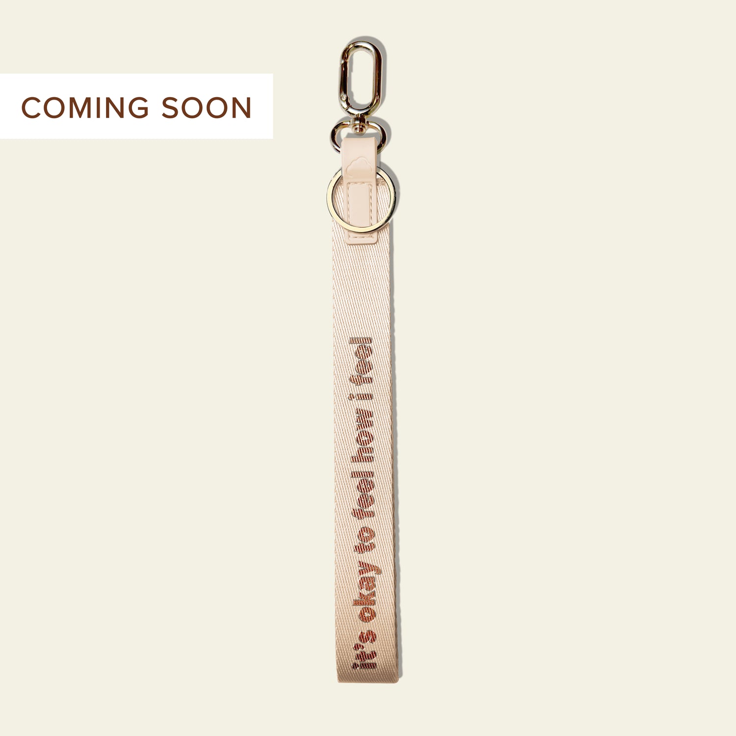 Words to Carry Keychain Wristlet