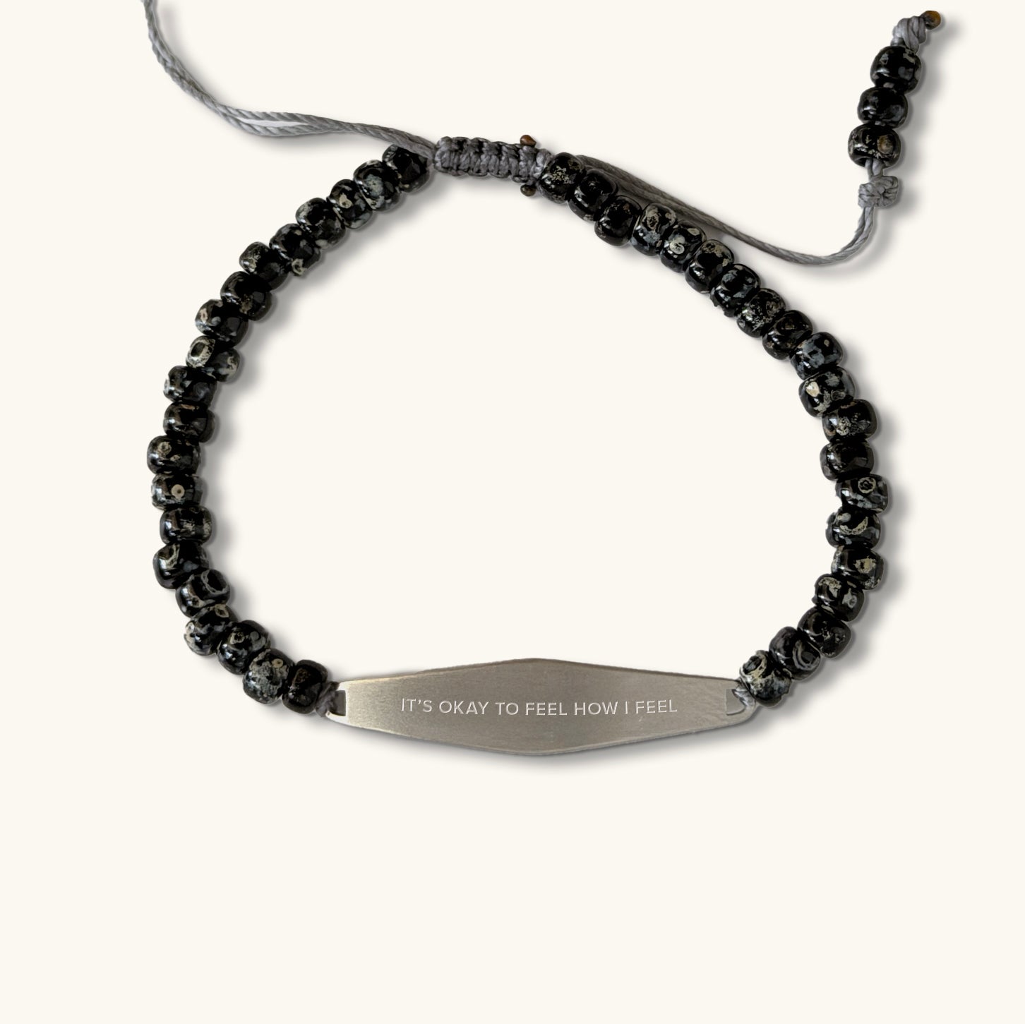 Picasso Beaded Bracelet in Silver