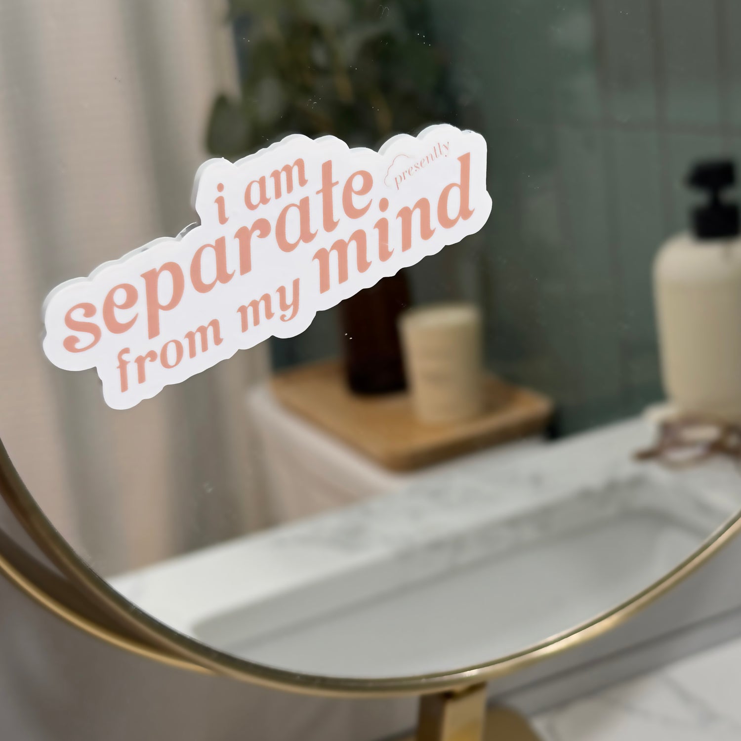 Presently Mirror Decal