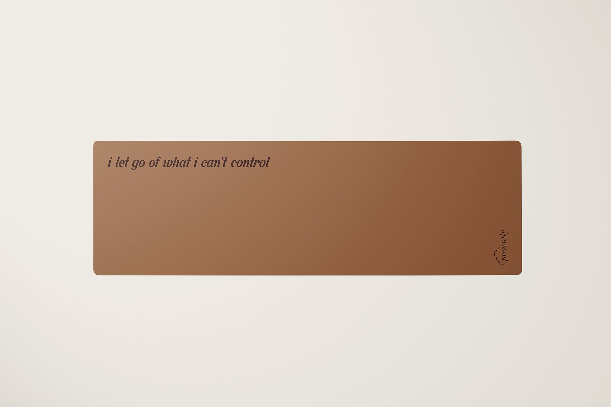 Yoga Mat With Quotes for Anxiety & Mindfulness | Presently