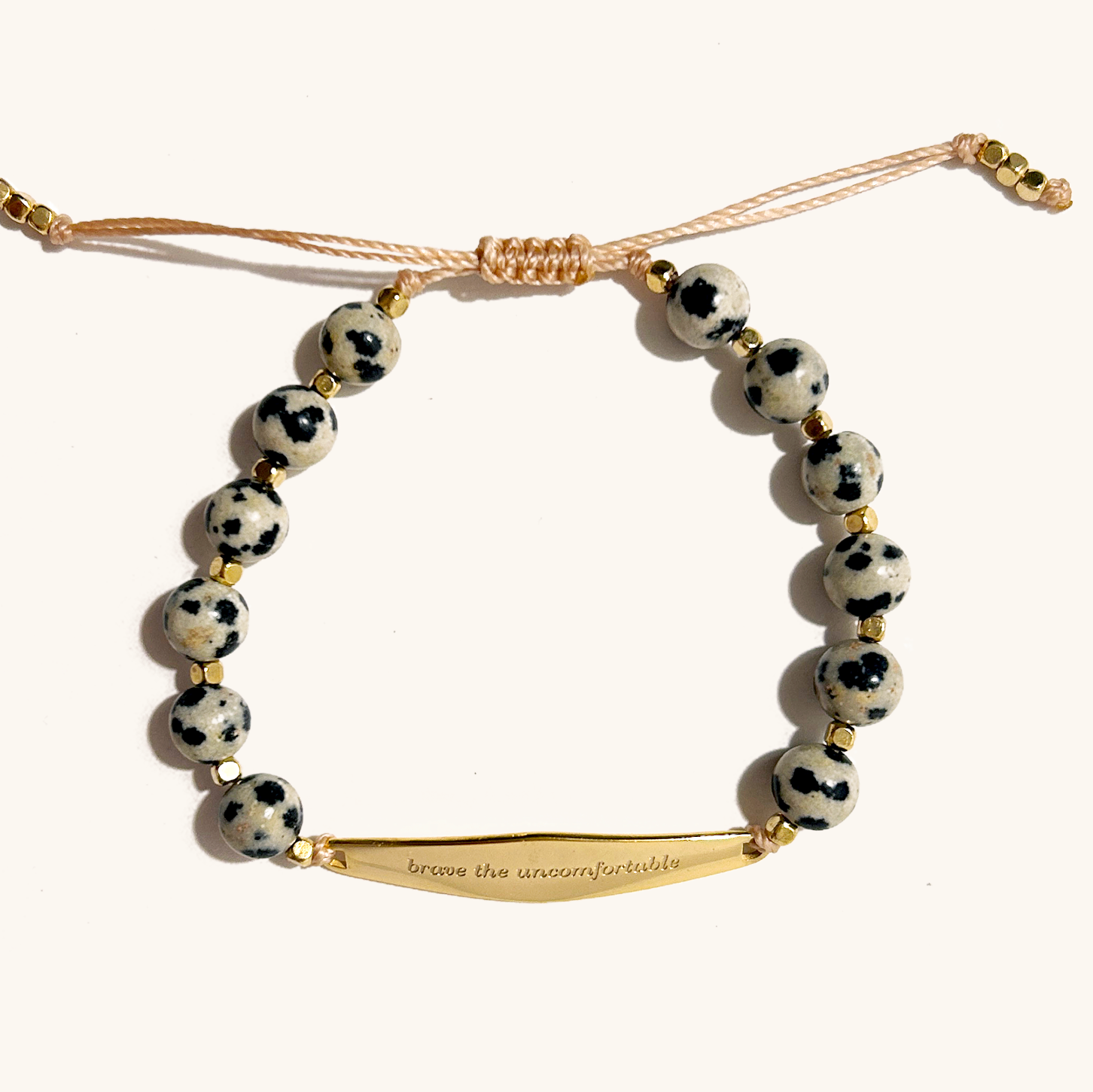 Dalmatian Gemstone Bracelet