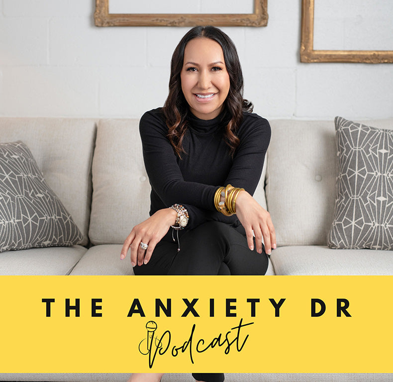 A photo of the Anxiety Dr Podcast for episode #66 which features Presently founders Lindsay and Emily to share their journey with OCD