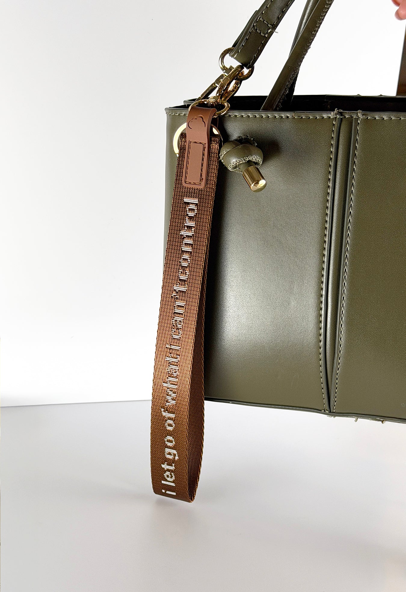 Words to Carry Keychain Wristlet