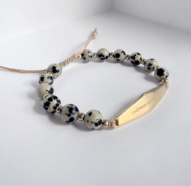 Dalmatian Gemstone Bracelet