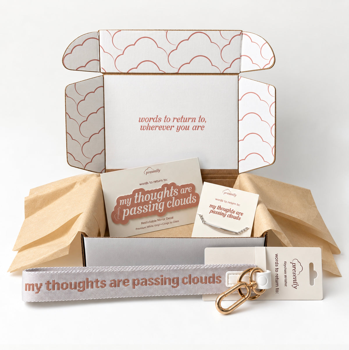 'My Thoughts Are Passing Clouds' Therapy-Inspired Gift Box