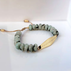 Tianshan Jade Bracelet in gold